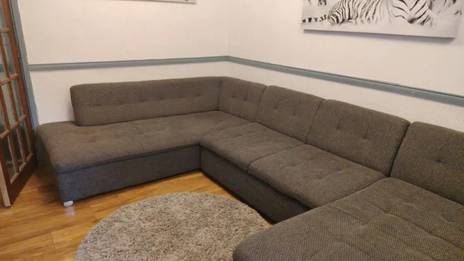Grey large sofa