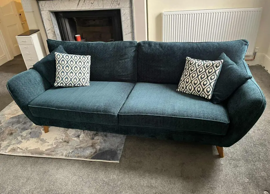 Teal Perth 4 Seater Sofa