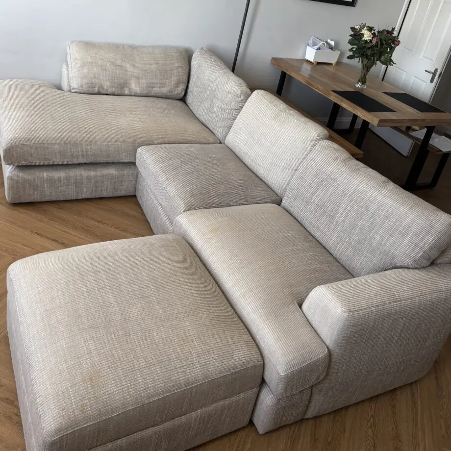 Next Home Corner Sofa including footstool with storage