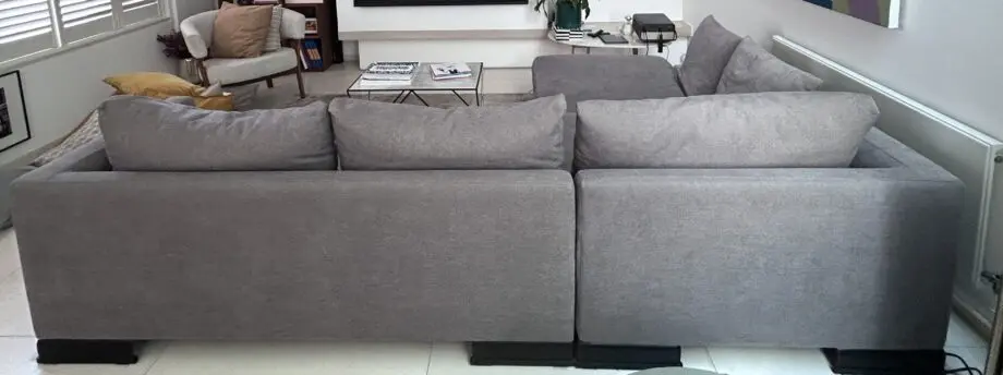 Grey Camerich Lazy Time Plus sofa -large chaise