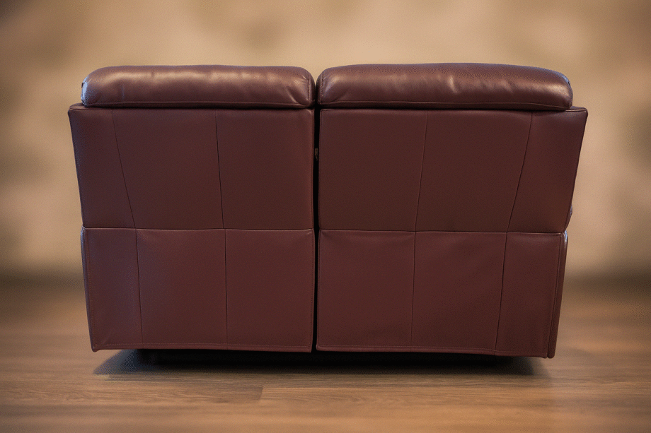 Moreno II 2 seater power leather sofa with power headrests