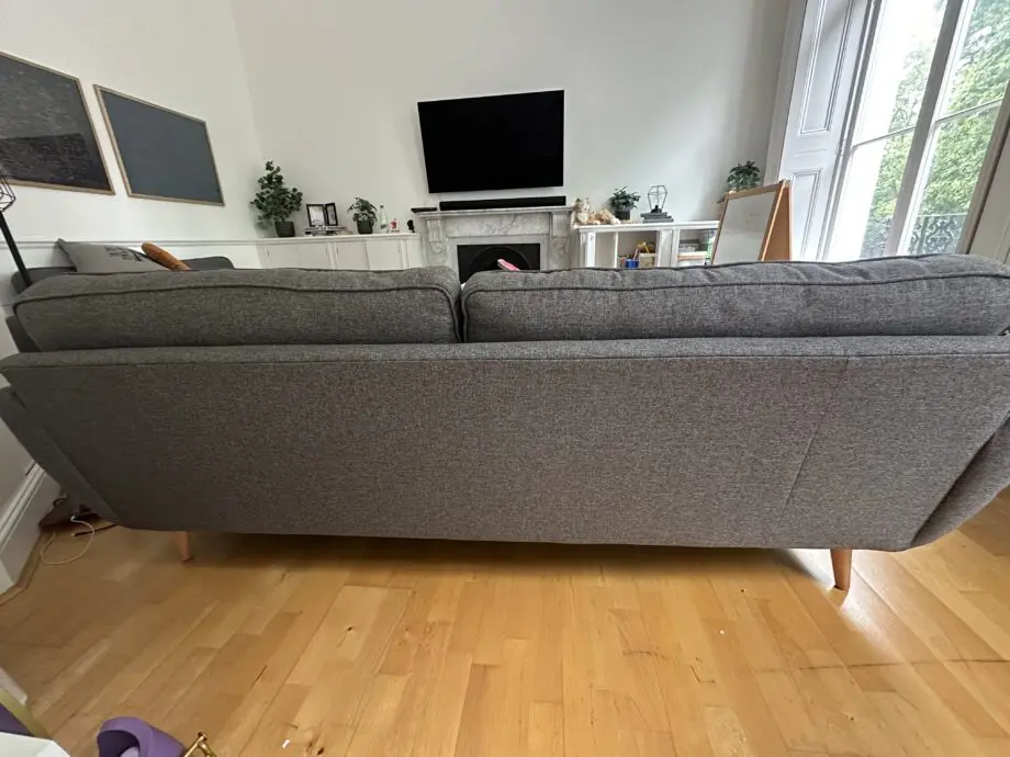 French Connection x DFS Zinc Grey 4 Seater Sofa