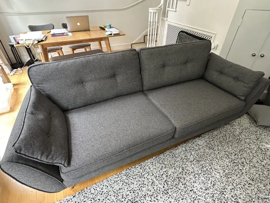 French Connection x DFS Zinc Grey 4 Seater Sofa