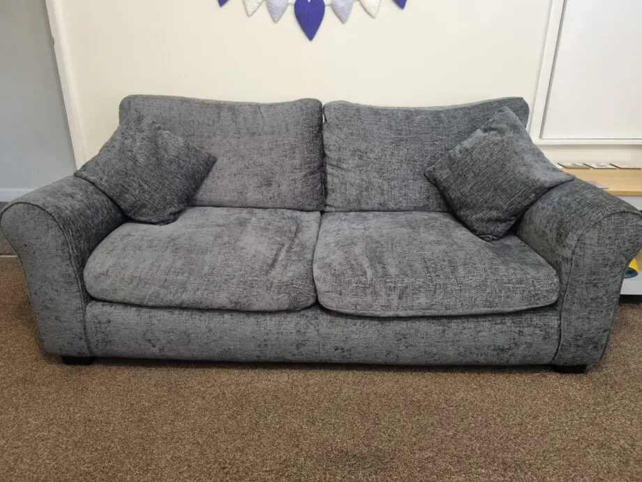 Argos Home Tammy 3 Seater Sofa in Charcoal