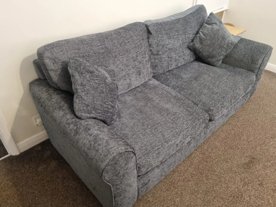 Argos Home Tammy 3 Seater Sofa in Charcoal