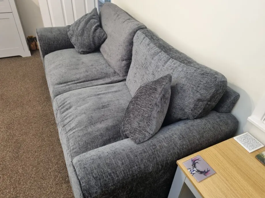Argos Home Tammy 3 Seater Sofa in Charcoal