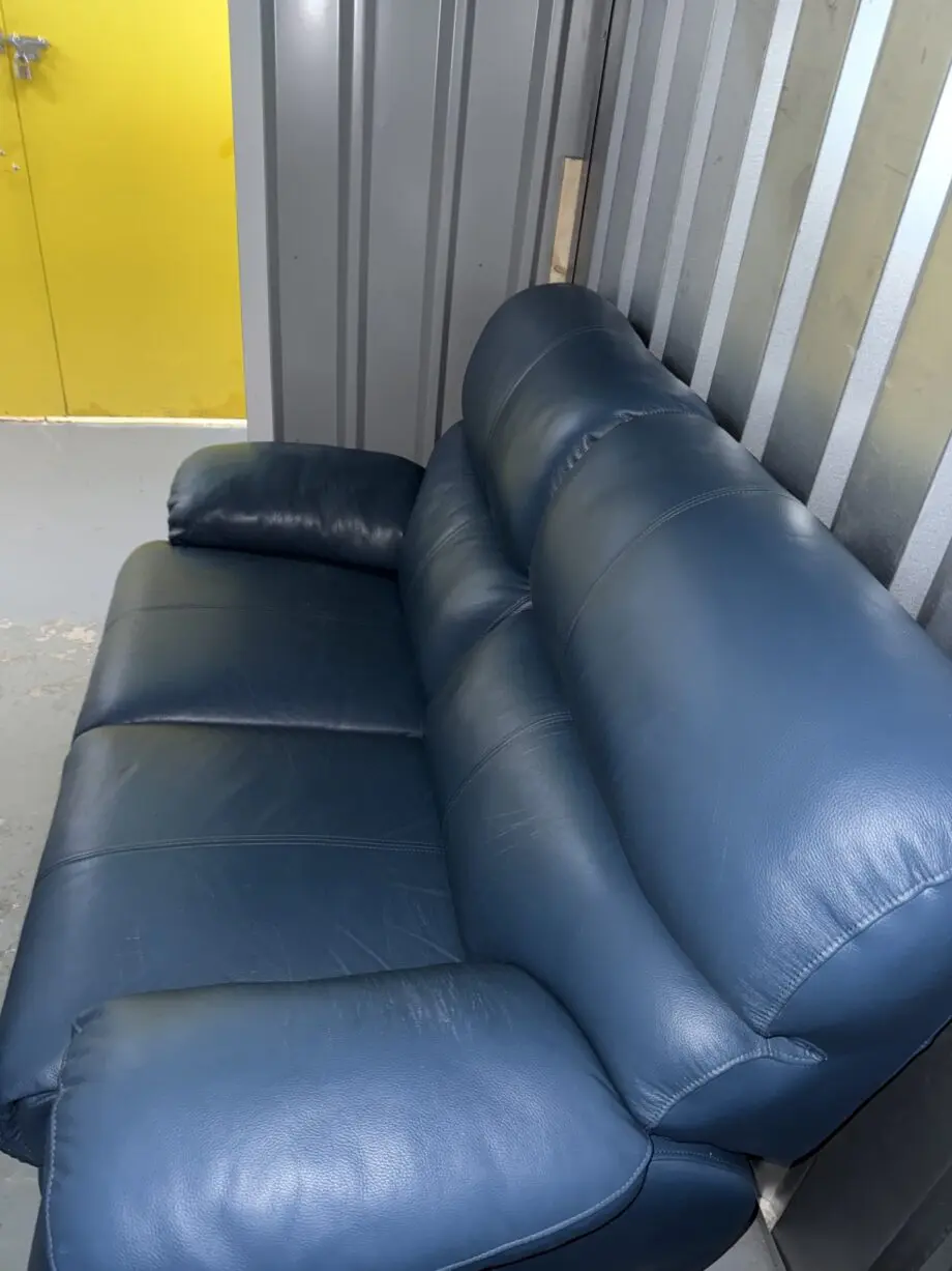 Blue Recliner Sofa