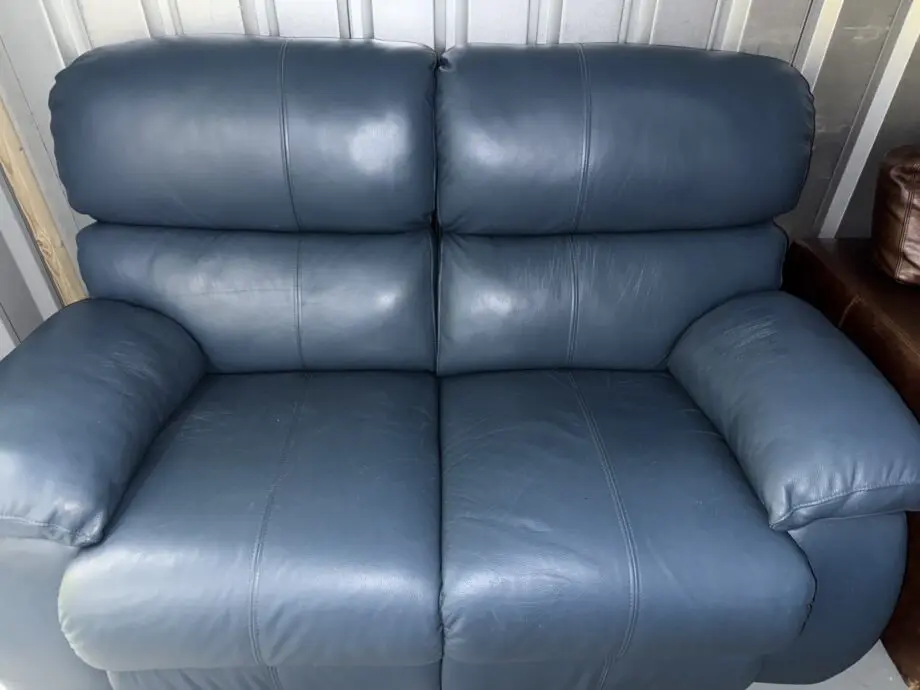 Blue Recliner Sofa
