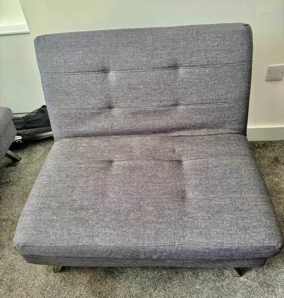 Argos Home Duo Fabric 2 seater Clic Clac Sofa Bed