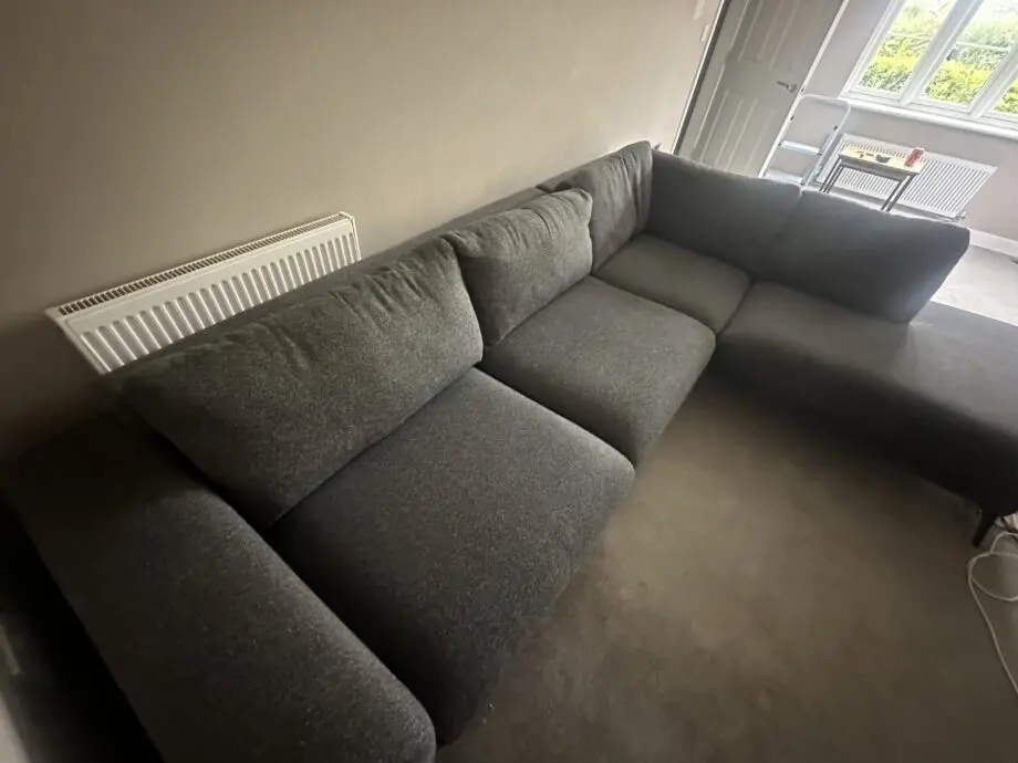 DFS Charcoal Grey Corner Sofa