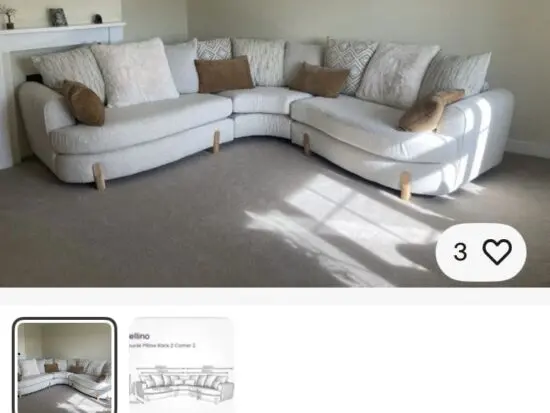 Bellino Boucle Corner Sofa
