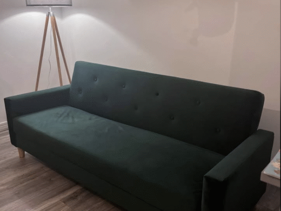 Habitat Sofa Bed - Clic Clac Brooks Sofa Bed - Green - Good Condition