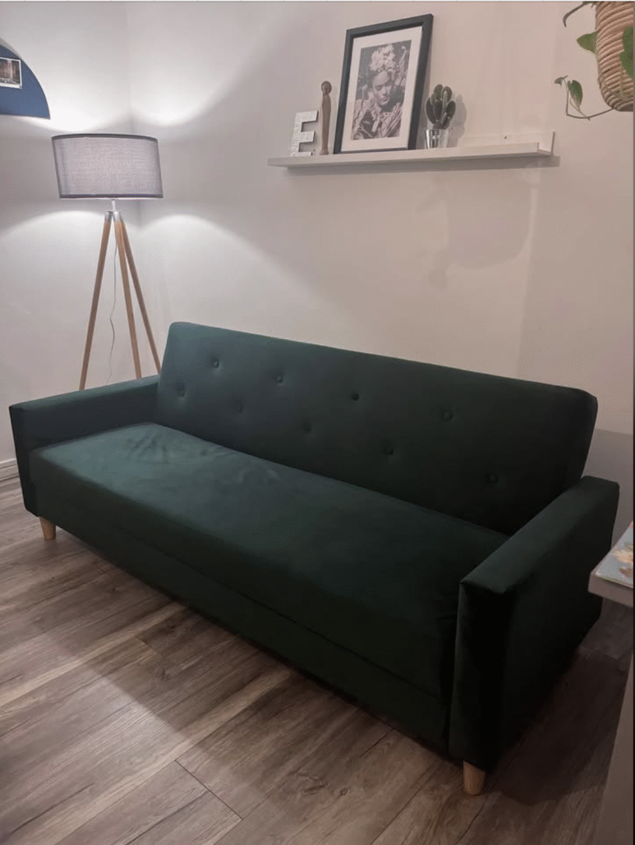 Habitat Sofa Bed - Clic Clac Brooks Sofa Bed - Green - Good Condition