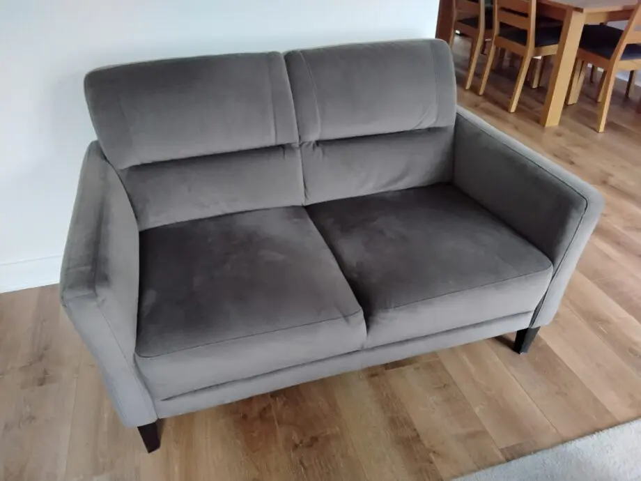 Oak Furniture Land 'Vittoria' 2 seater sofa in mink fabric