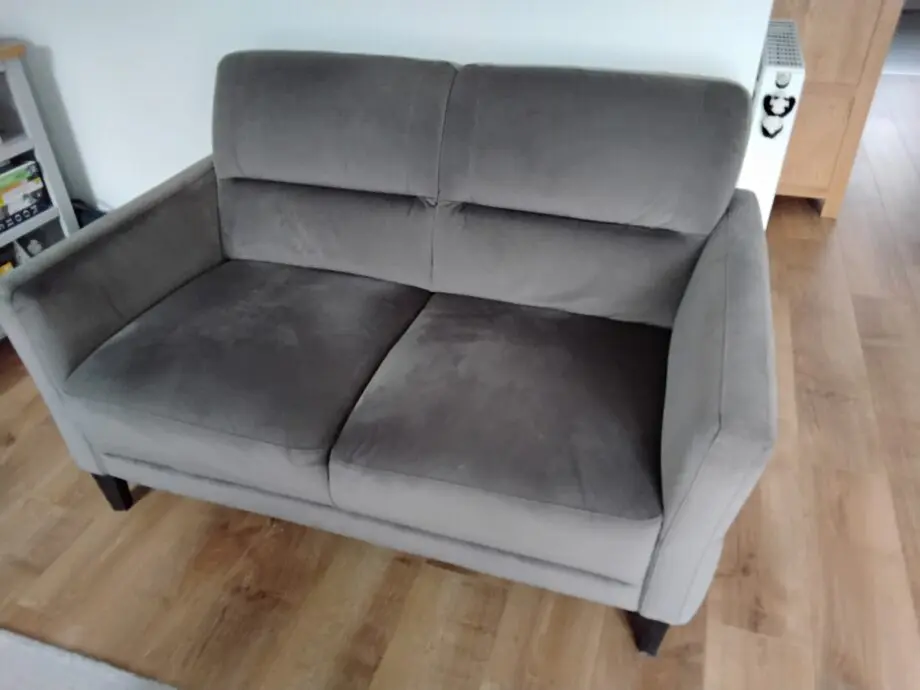 Oak Furniture Land 'Vittoria' 2 seater sofa in mink fabric