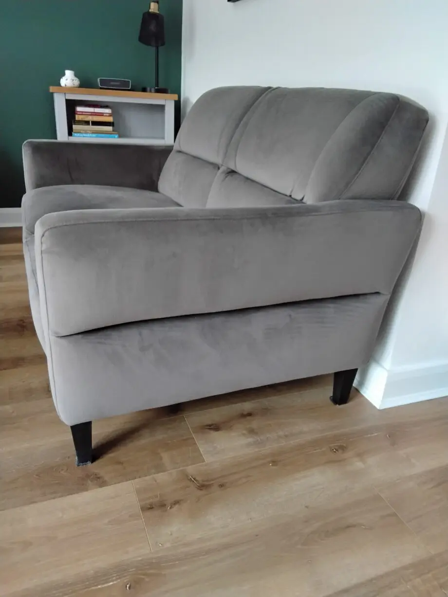 Oak Furniture Land 'Vittoria' 2 seater sofa in mink fabric