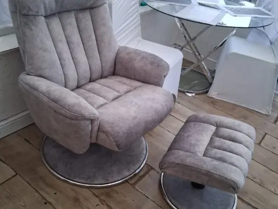 Grey sofa chair