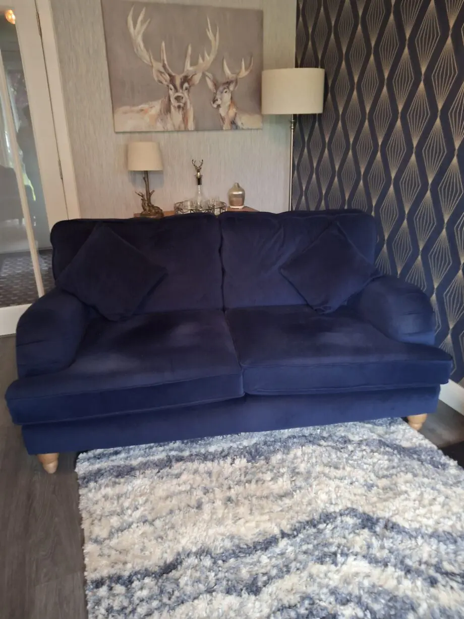 Next Next 2 seater sofa and footstool
