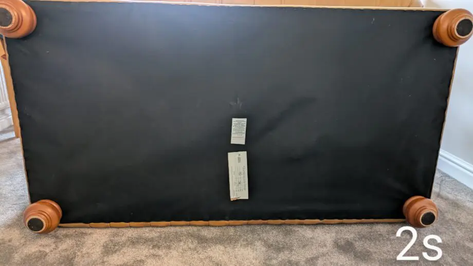 Pair of genuine leather SAXON chesterfield sofas
