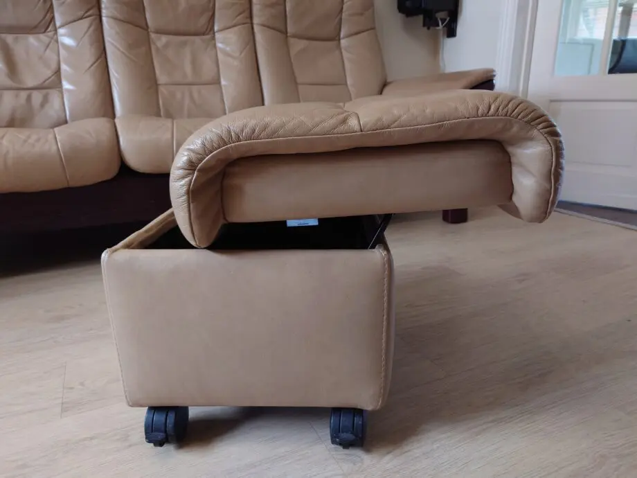 Stressless® “Windsor” Two and Three Seater Sofas with Matching Ottoman (Footstool)