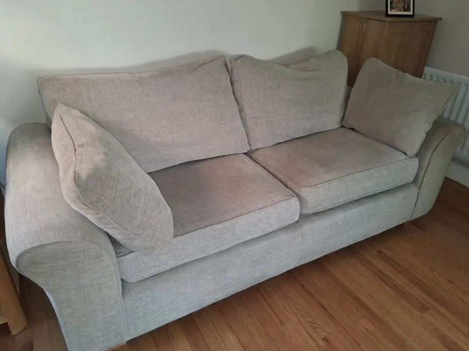 Next Oatmeal 3 Seater Sofas (2)