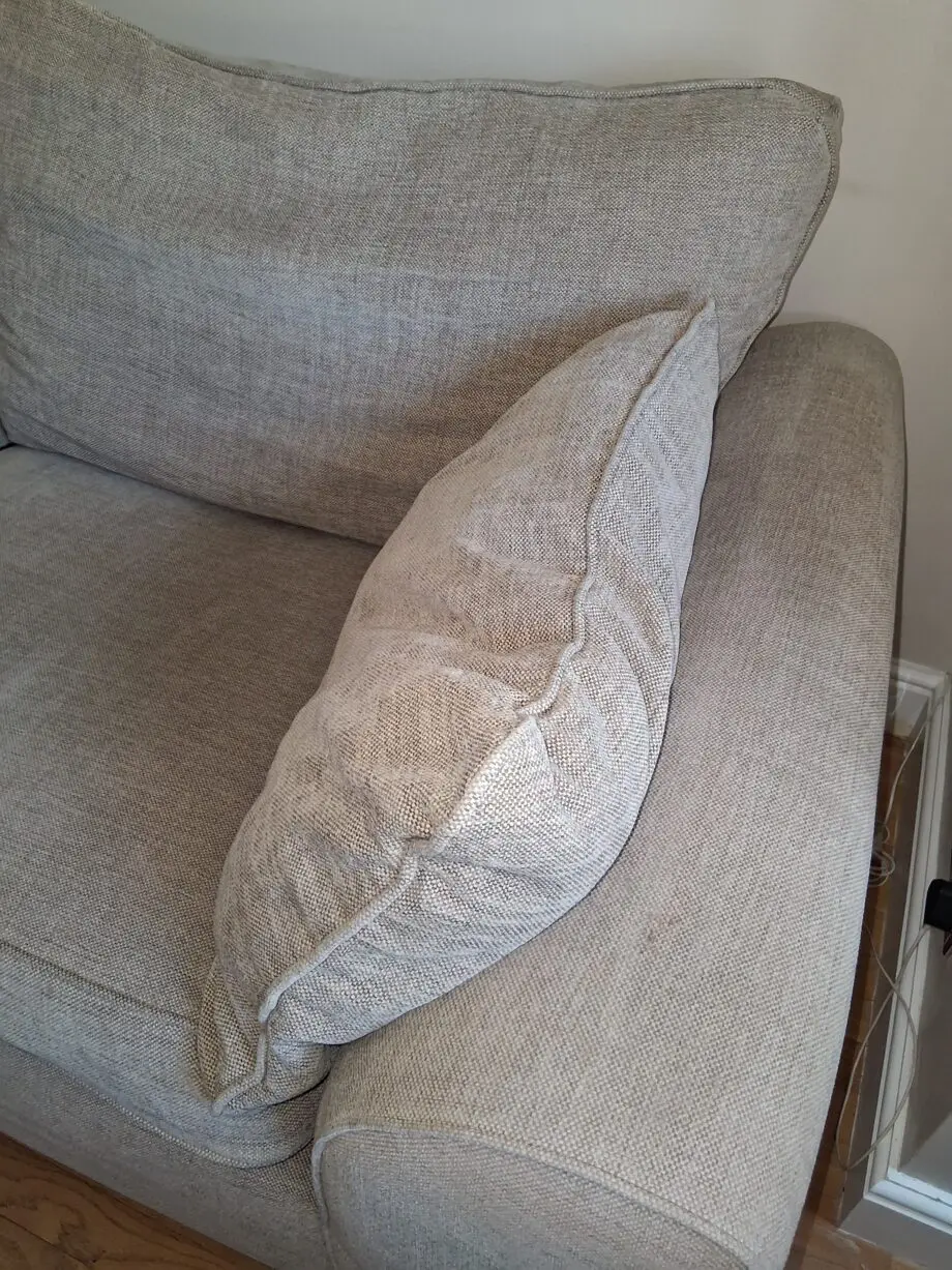 Next Oatmeal 3 Seater Sofas (2)