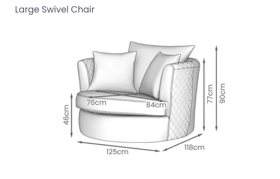 Orka DFS Grey Lefthand Corner/ Large Swivel with Footstool / Separate Footstool