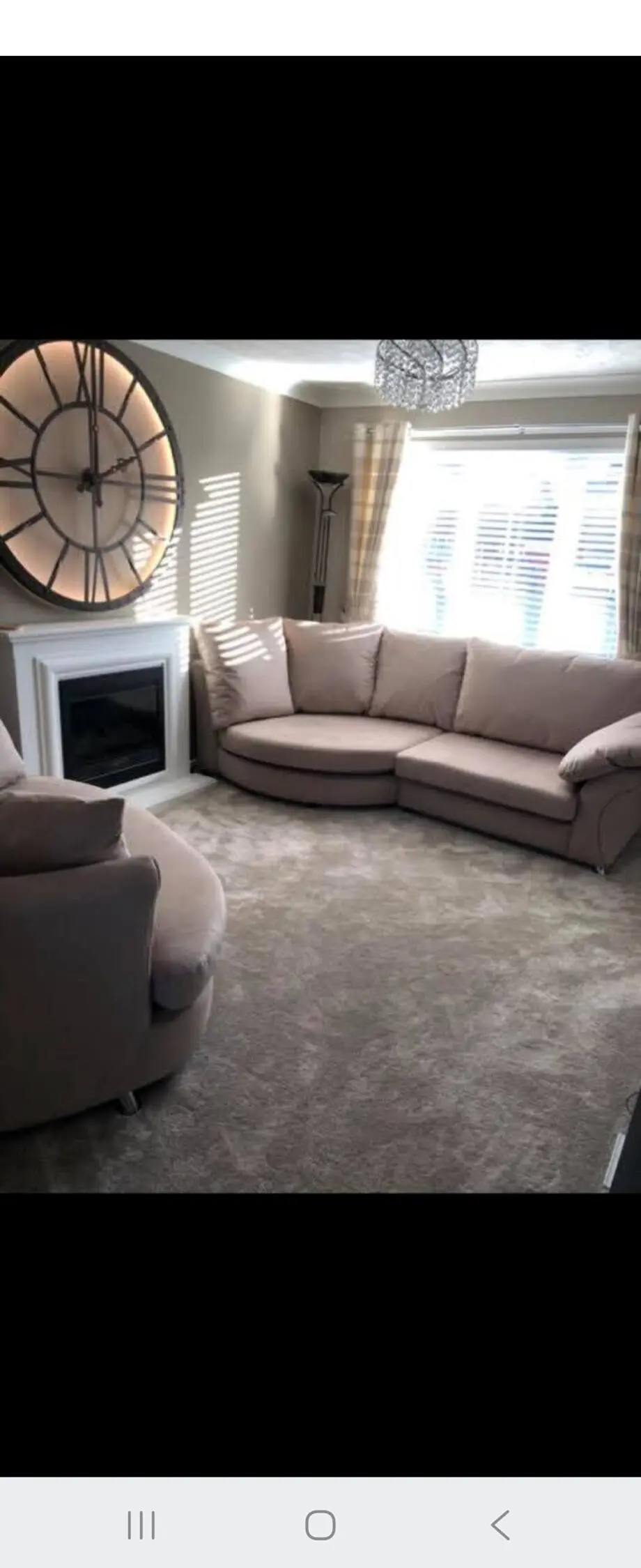 Gorgeous soft velvet sofas