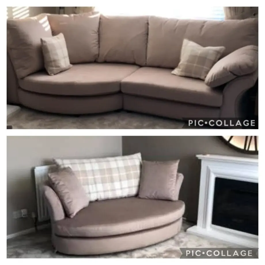 Gorgeous soft velvet sofas