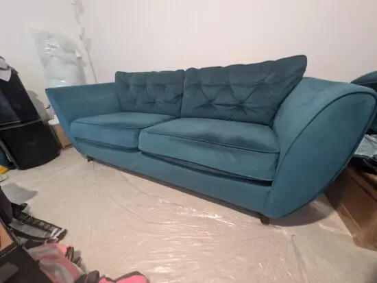 Teal 3 Seat Sofa (SCS Hoxton)