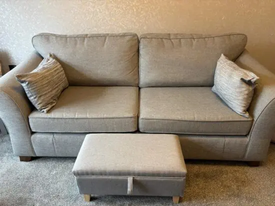 M&S Abbey Grey 3 Seater Sofa