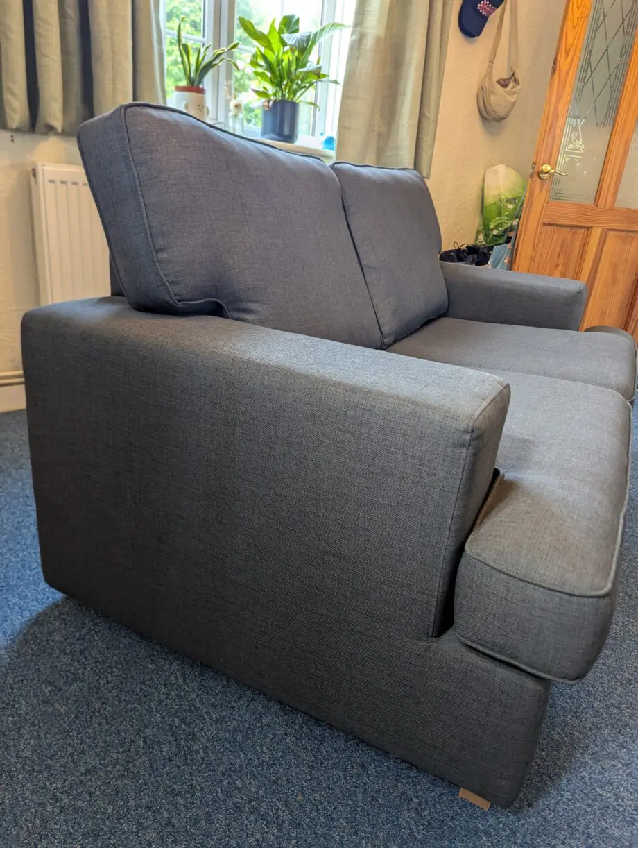 DFS Charcoal Ludo 2 Seater Sofa