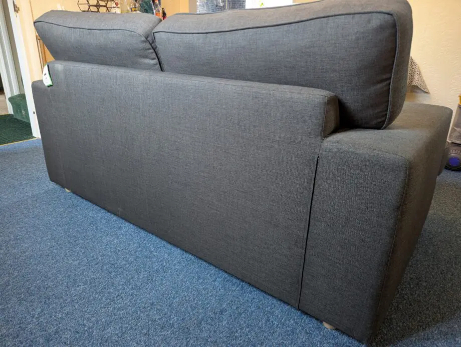 DFS Charcoal Ludo 2 Seater Sofa