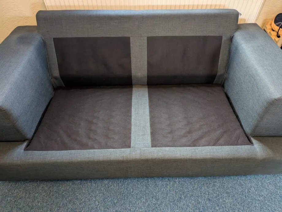 DFS Charcoal Ludo 2 Seater Sofa