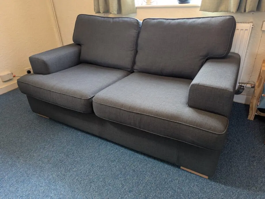 DFS Charcoal Ludo 2 Seater Sofa