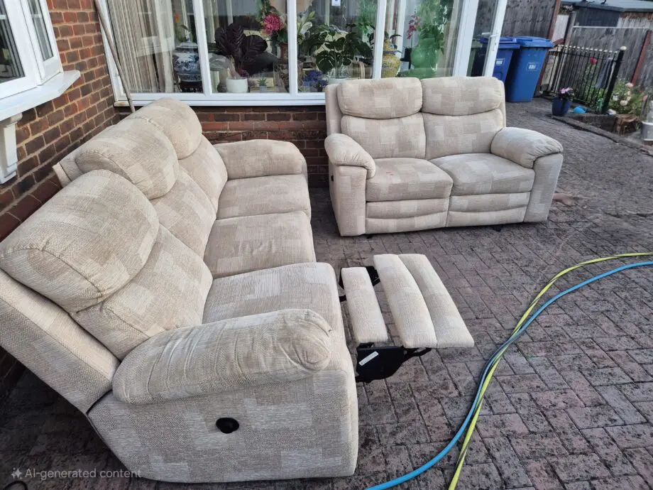 Sofa set recliner 3 seater and 2 seater