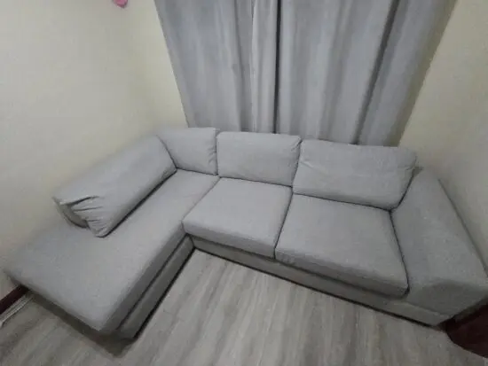 Next Grey Medium Sofa Chaise Right Hand