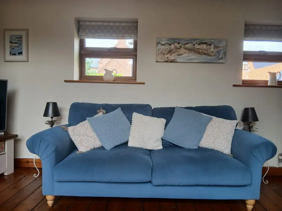 NEXT Mabel Extra Large(4seater) Plush Velvet Air Force Blue
