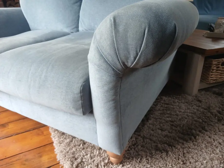 NEXT Mabel Two Seater in Fine Chenille Light Blue
