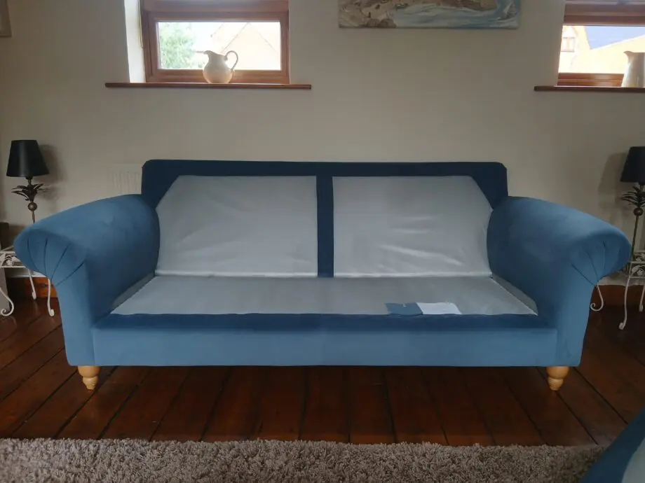 NEXT Mabel Extra Large(4seater) Plush Velvet Air Force Blue