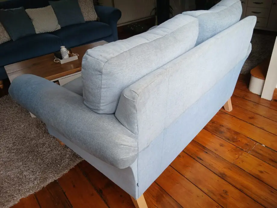 NEXT Mabel Two Seater in Fine Chenille Light Blue