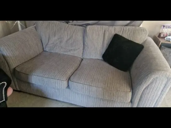 Grey/blue sofa set