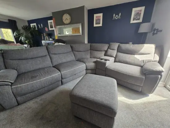 DFS Trek Express Corner Sofa with Footstool