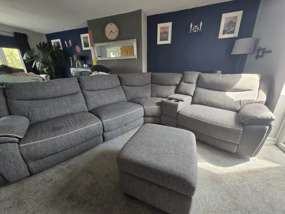 DFS Trek Express Corner Sofa with Footstool