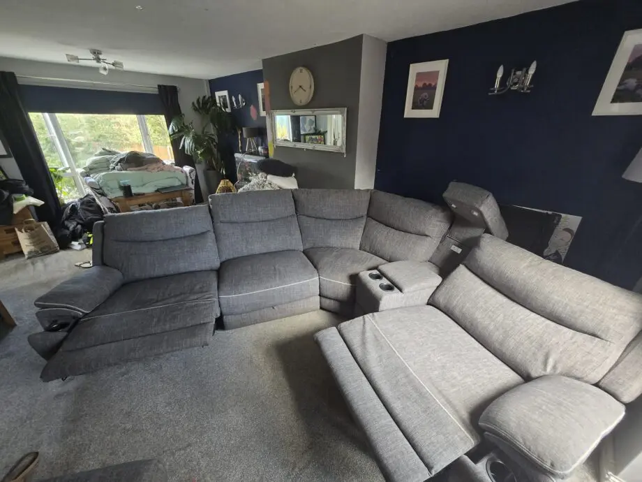 DFS Trek Express Corner Sofa with Footstool