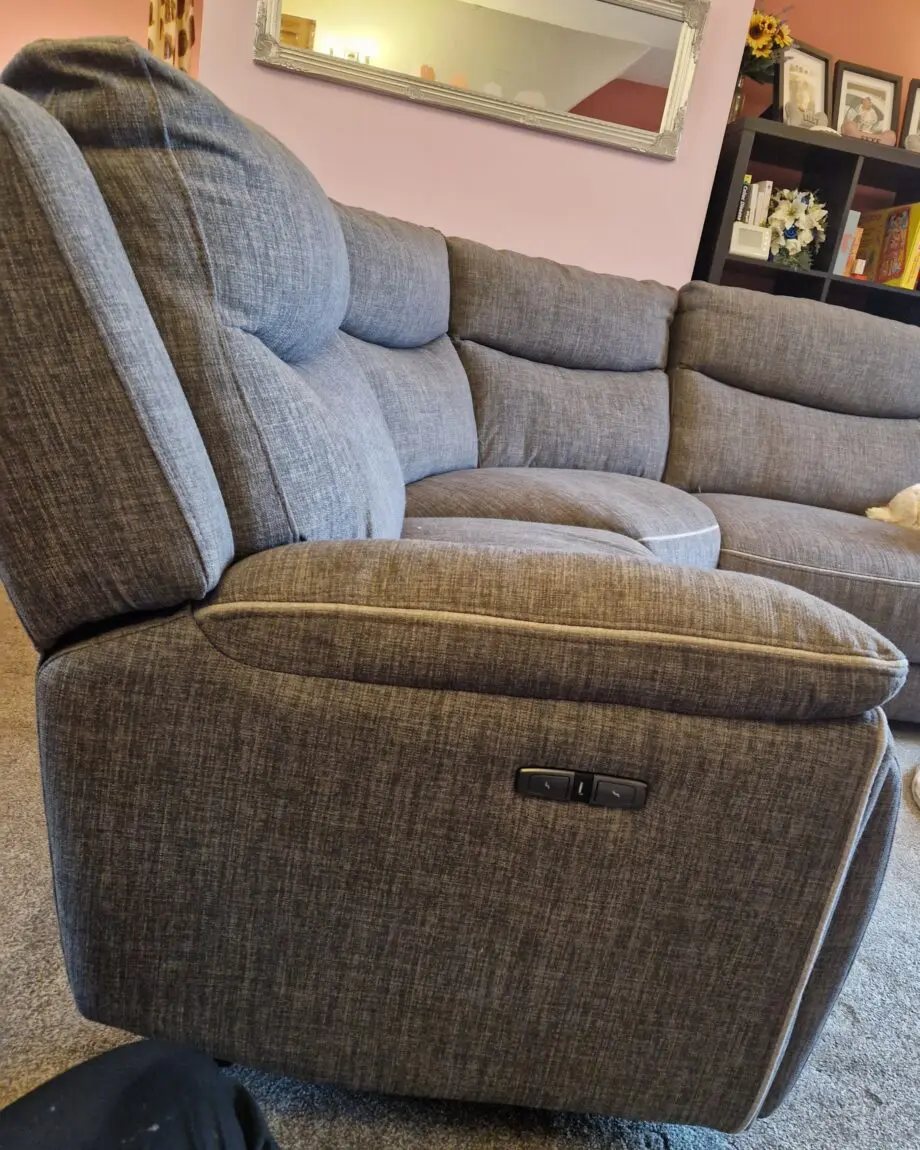 DFS Trek Express Corner Sofa with Footstool