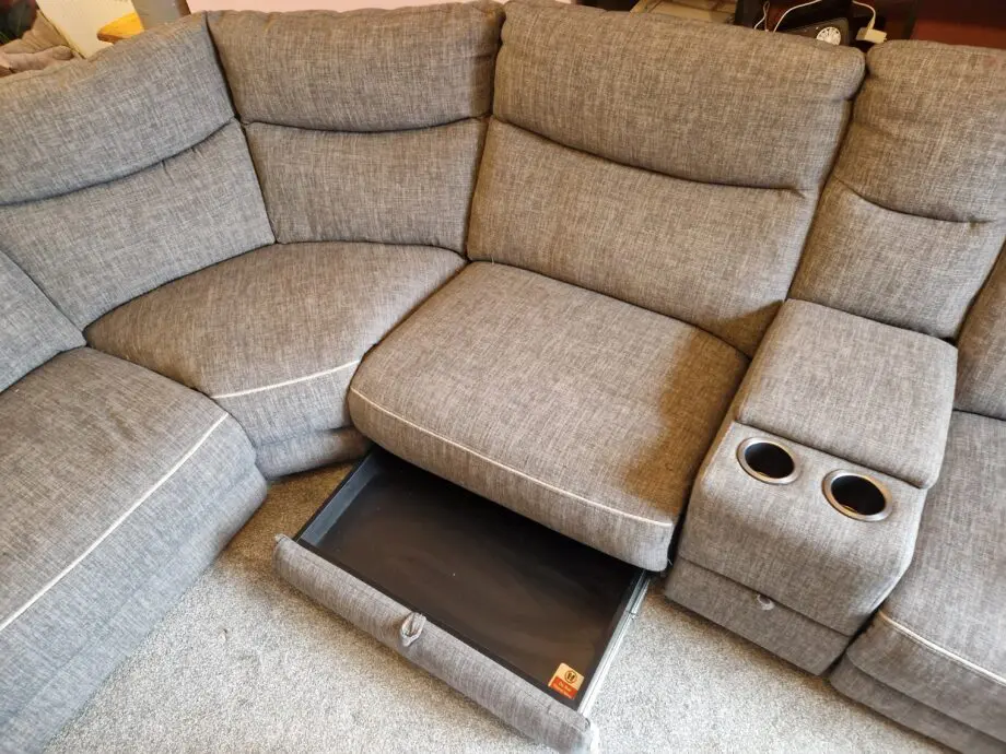 DFS Trek Express Corner Sofa with Footstool