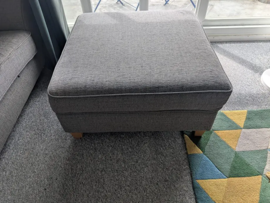 3 seater L grey L.sofa