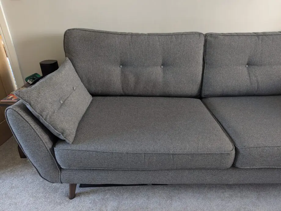 DFS French Connection Zinc 4 seater sofa (charcoal grey)