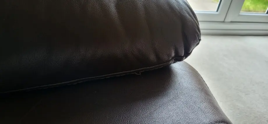 3 and 2 seater brown leather recliner sofa's